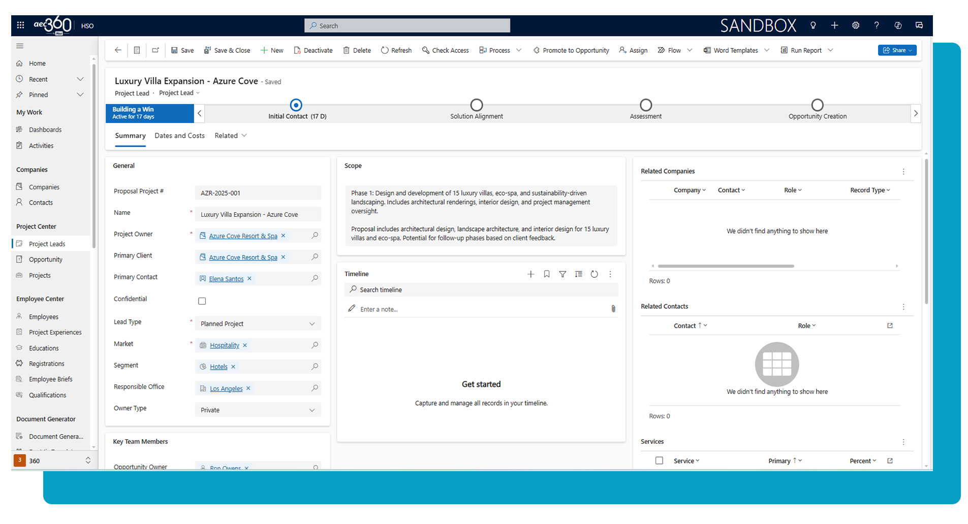 Microsoft Dynamics 365 Software for AEC Firms | aec360 | HSO