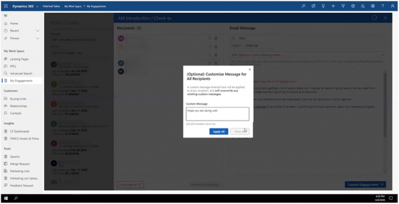 Video: Dynamics 365 Sales and Power Apps for Intermediary Advisory Next Best Action - 04
