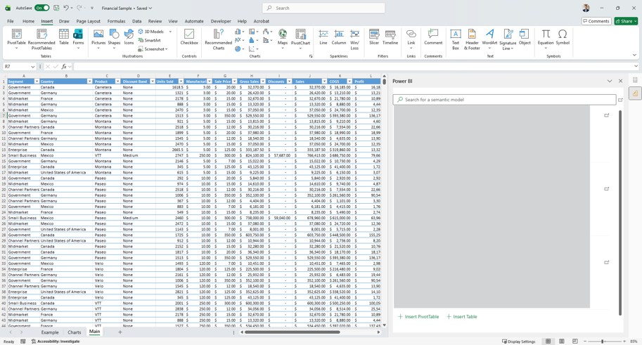 Excel and power BI together