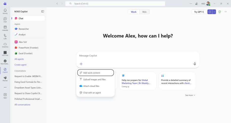 m365 copilot in teams view