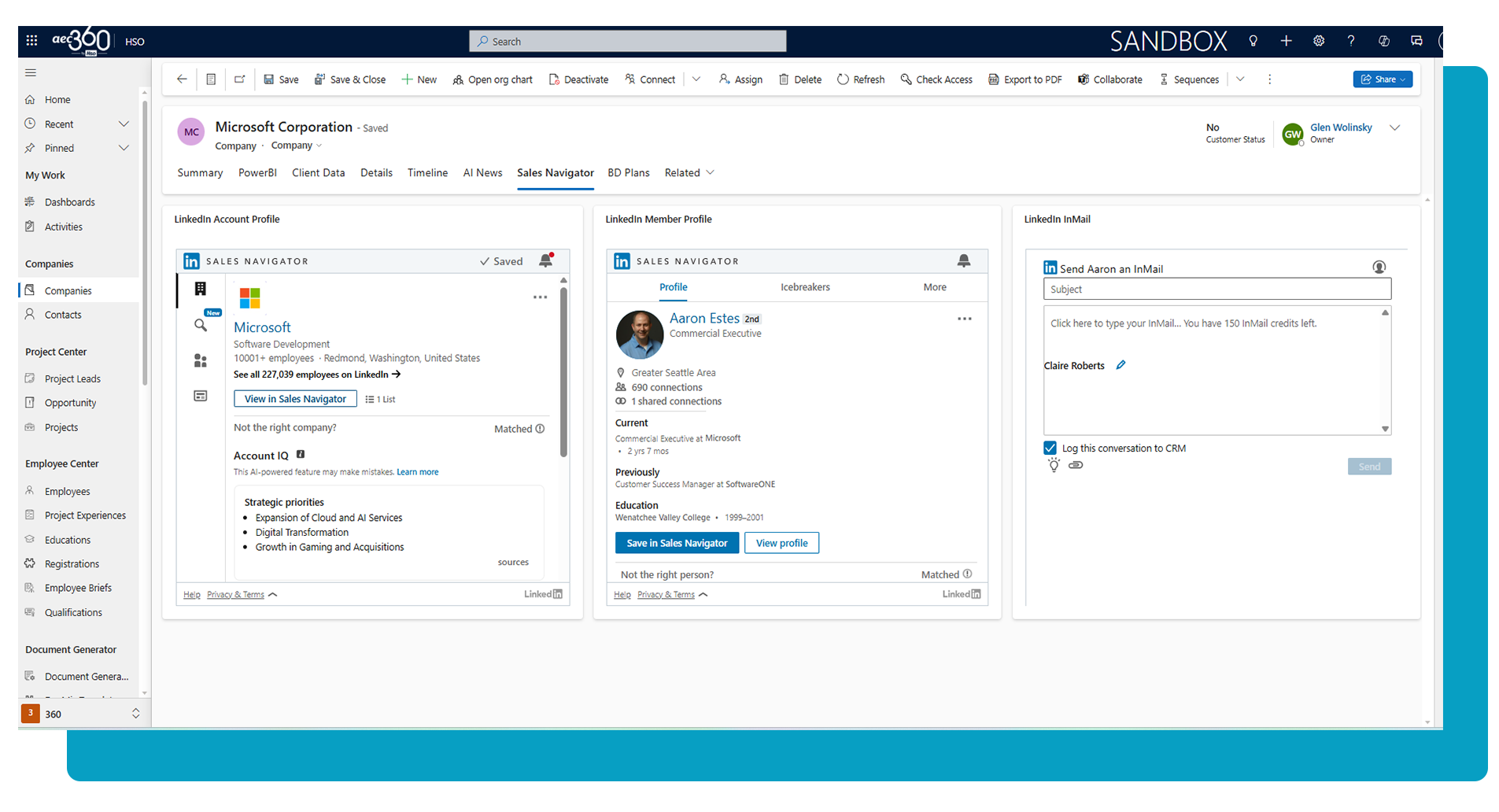 Microsoft Dynamics 365 Software for AEC Firms | aec360 | HSO