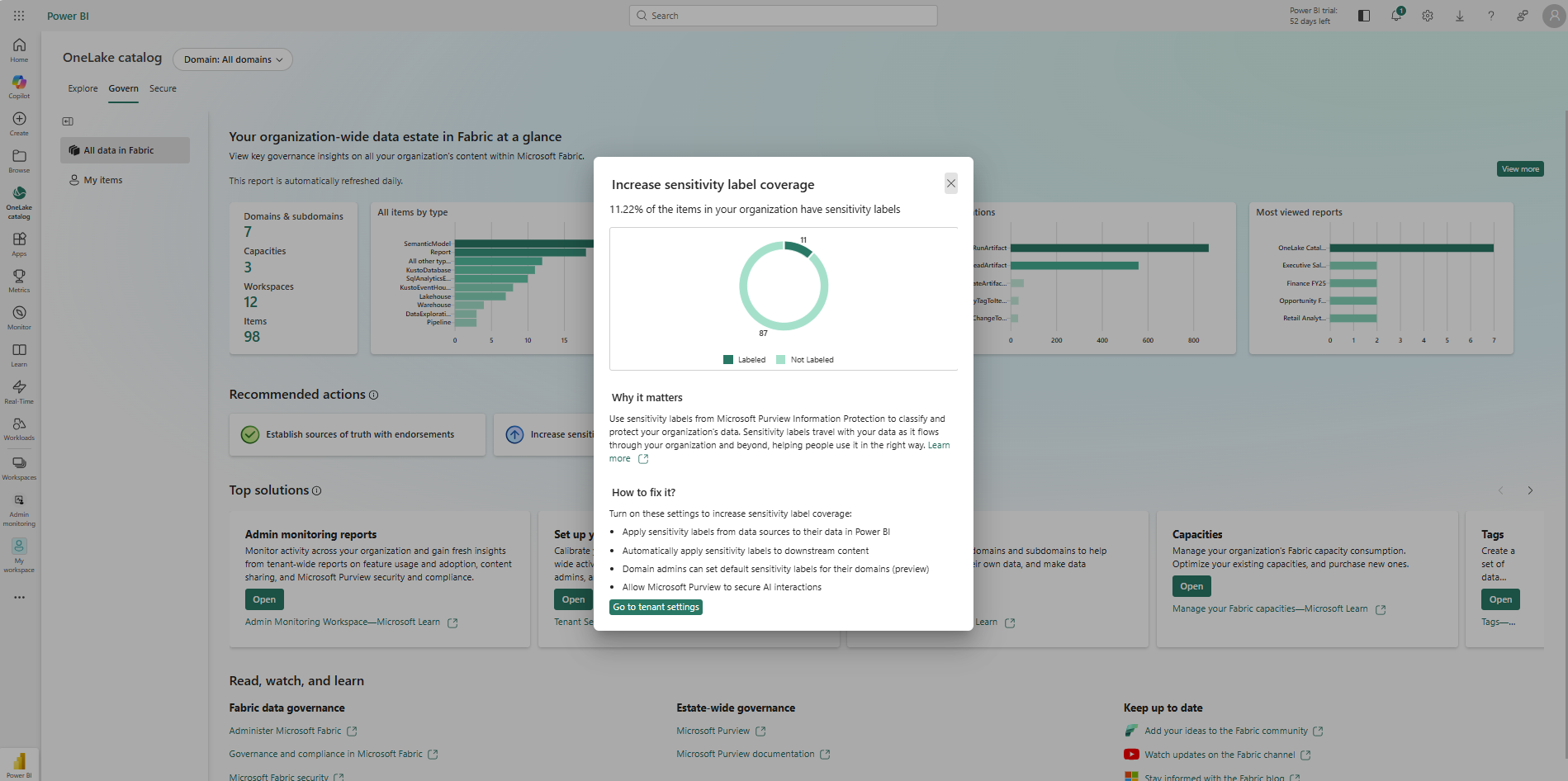onelake-catalog-govern-tab-recommended-actions-admins-example.png
